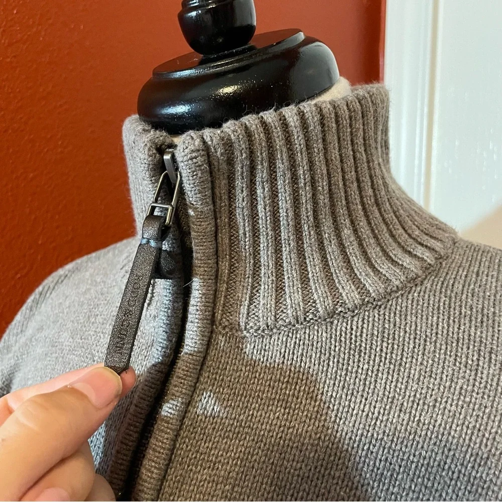 Rodd & Gunn Men’s Merrick Bay Quarter‎ Zip Almond Australian Cotton Sweater